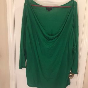 Green drape top size 3X